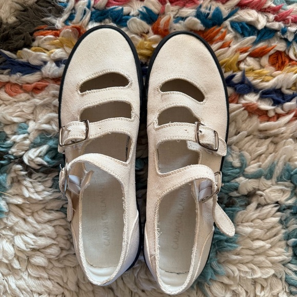 Caron Callahan Simona Sneakers in Cream / Canvas size 41 - Picture 3 of 8